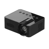 YT200 Mini Projector Black Phone Compatible - GiFTiFY