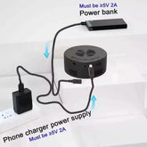 YT200 Mini Projector Black Phone Compatible - GiFTiFY