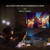 YT200 Mini Projector Black Phone Compatible - GiFTiFY