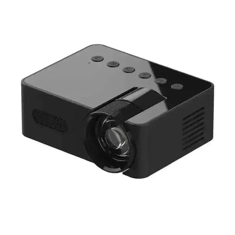 YT200 Mini Projector Black Phone Compatible - GiFTiFY